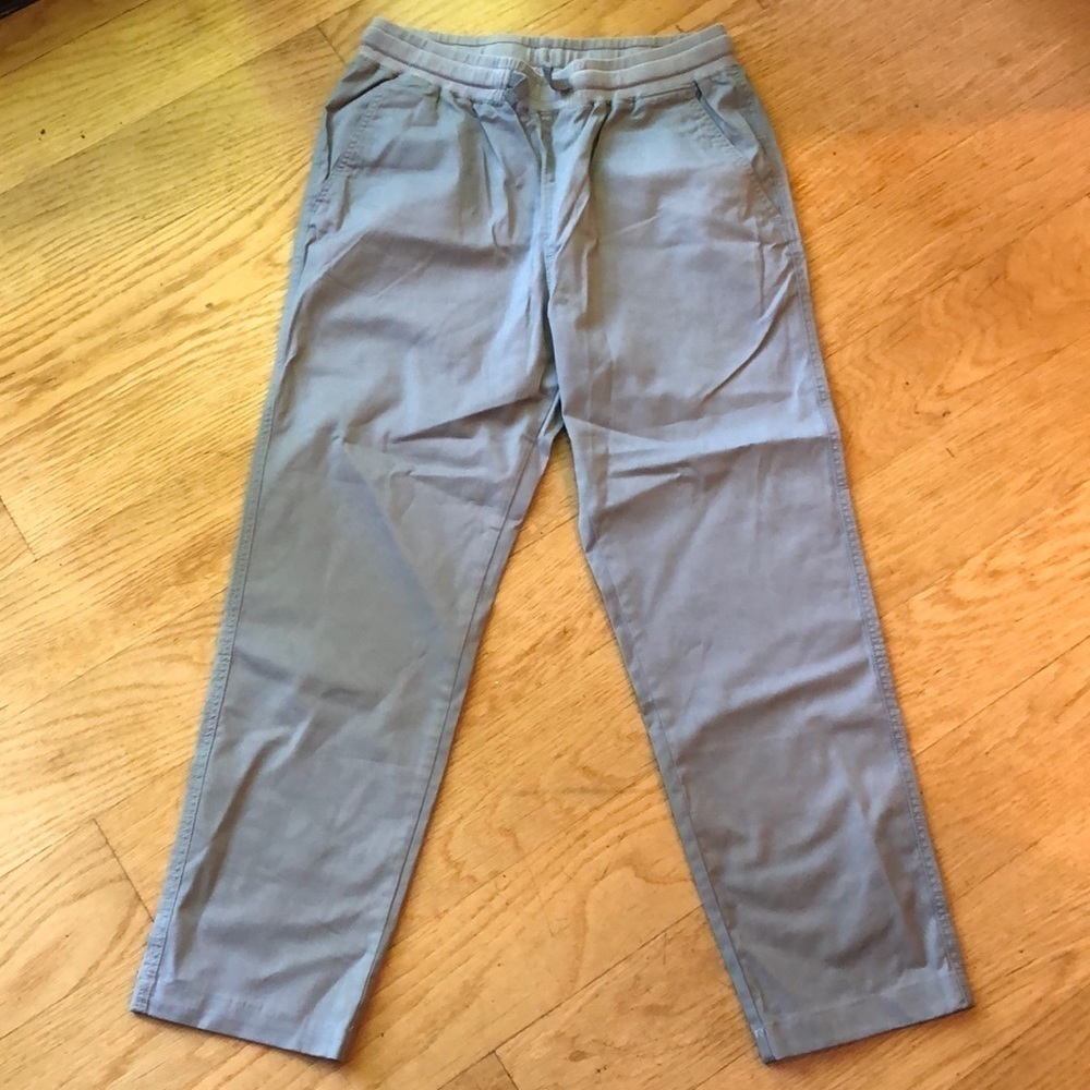 Crewcuts Gray Pants, Boys Size 14 w/ Drawstring Waist- EUC